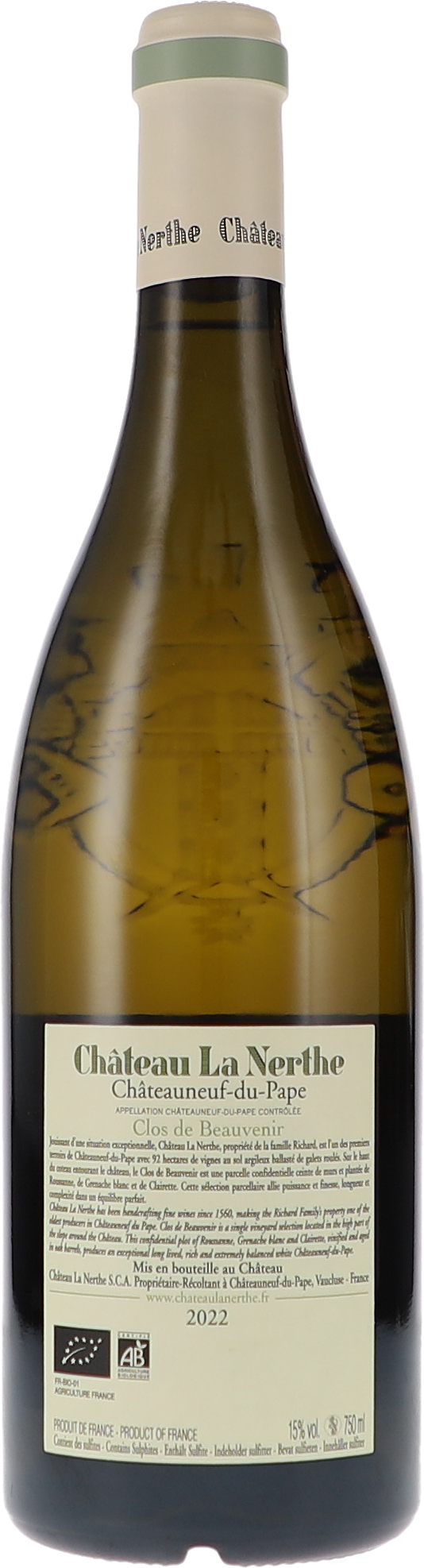 Châteauneuf-du-Pape "Clos de Beauvenir" Blanc AOC