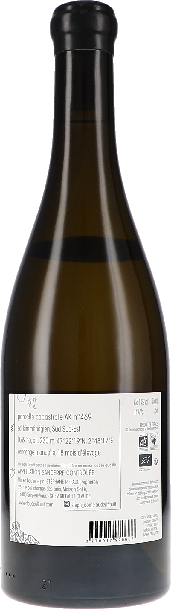 Sancerre blanc "Monoparcelle 469" AOC