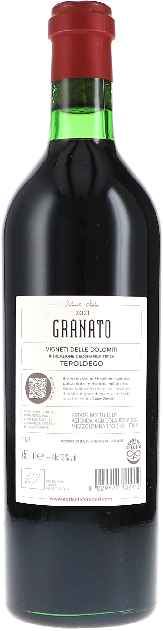 Granato Teroldego Vigneti delle Dolomiti IGT