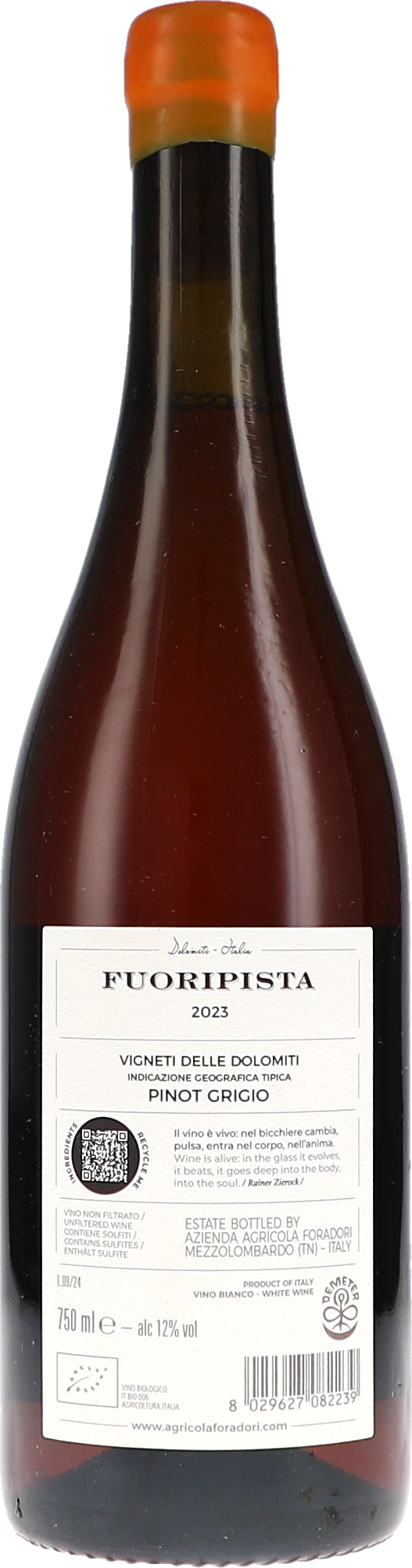 Fuoripista Pinot Grigio Vigneti delle Dolomiti IGT