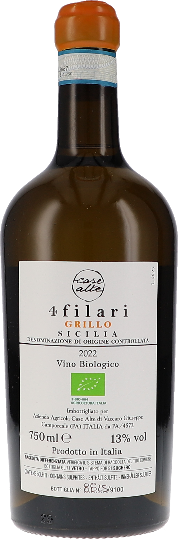 4 Filari Grillo DOC Sicilia