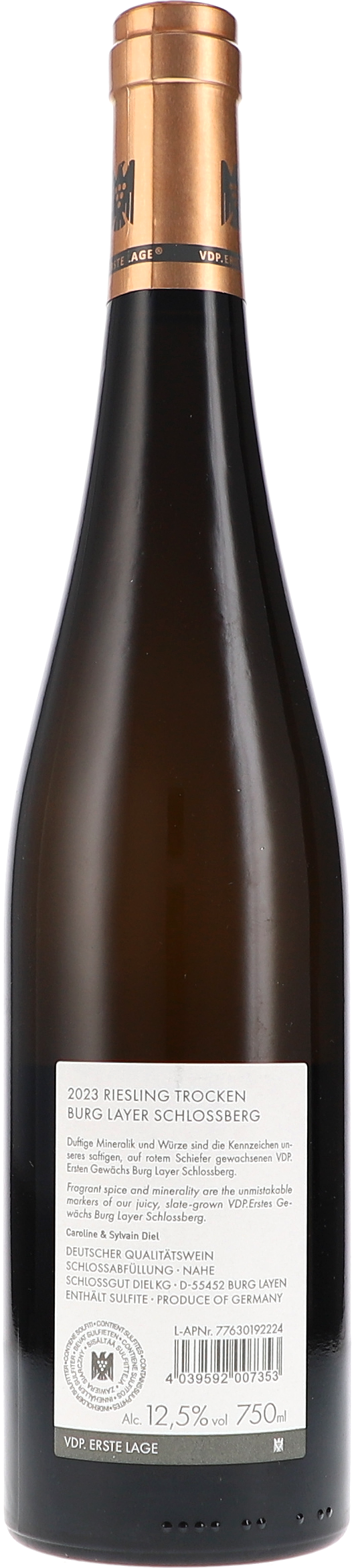 Burg Layer Riesling Schlossberg 1G