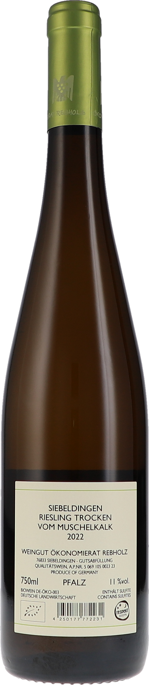 Siebeldingen Riesling vom Muschelkalk