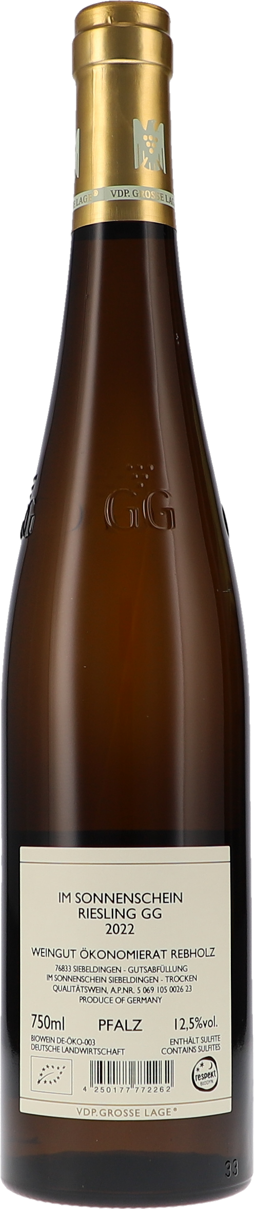 Riesling "Im Sonnenschein" GG