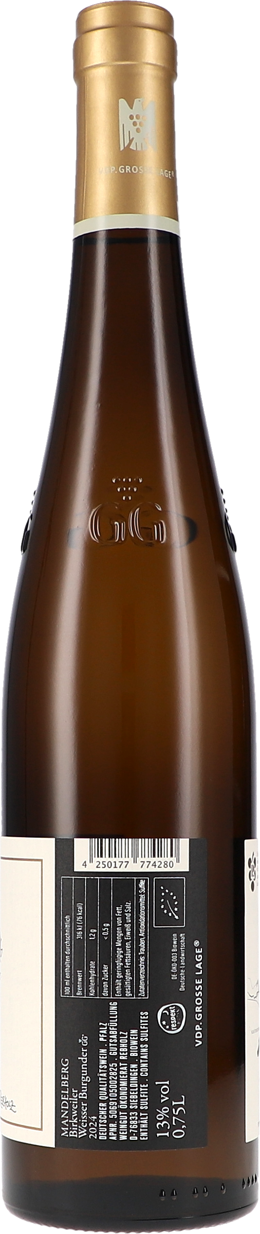 Weisser Burgunder "Mandelberg" GG