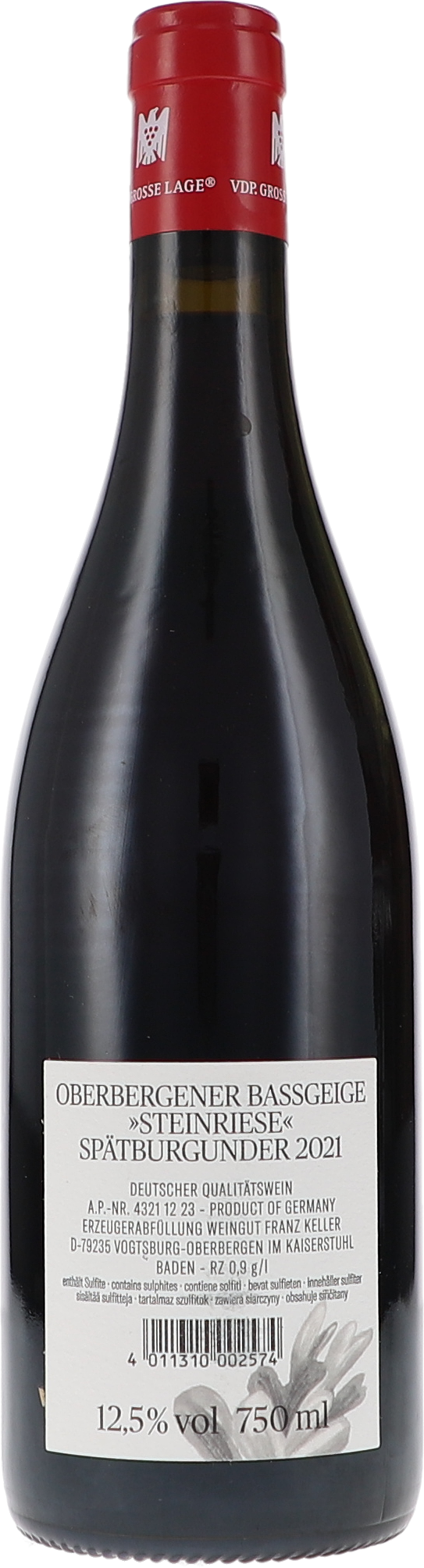 "Steinriese" Oberbergen Bassgeige Spätburgunder GG