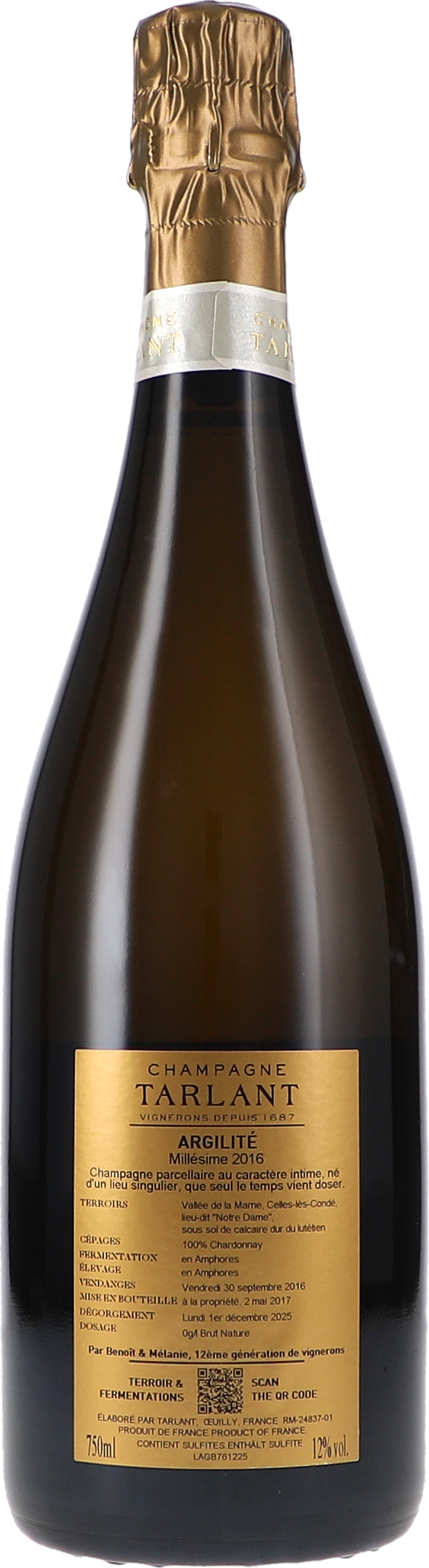 Argilité, Brut Nature