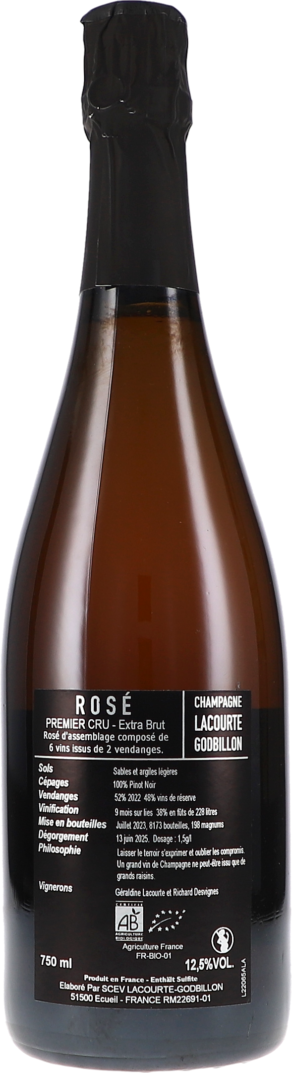 Rosé, Premier Cru Extra Brut