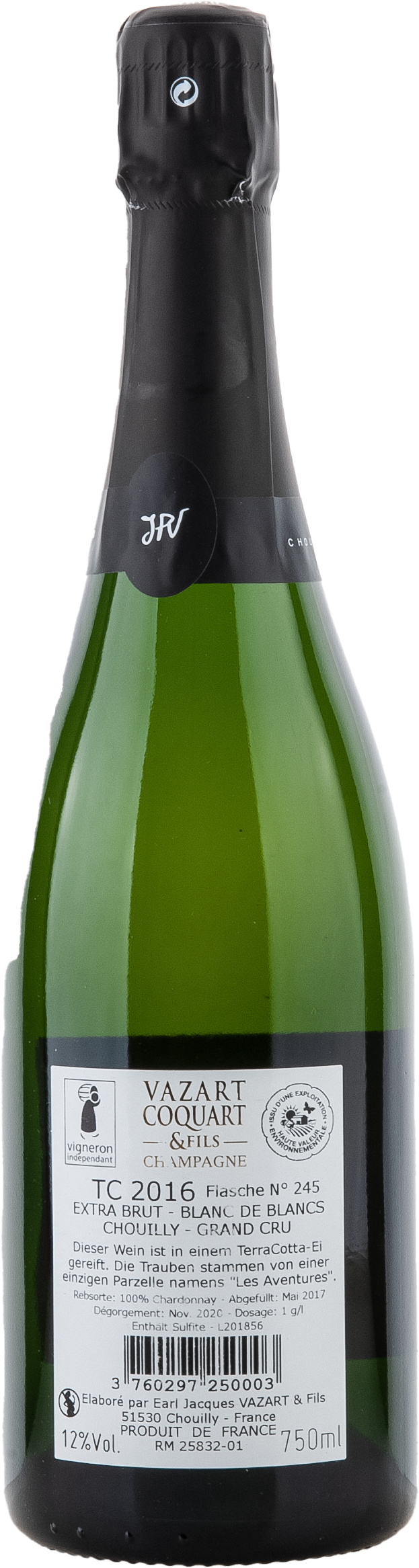 TC Extra Brut, Blanc de Blancs Chouilly Grand Cru