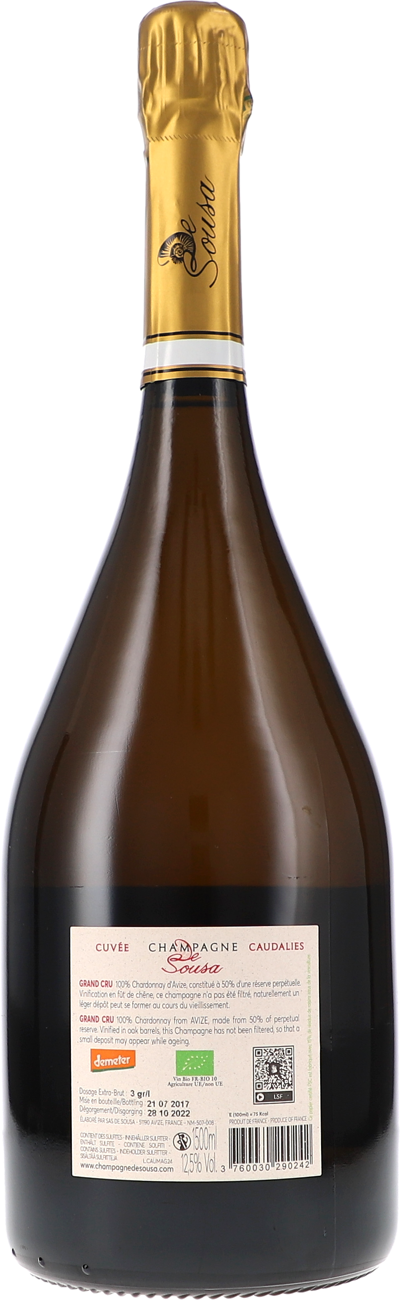 Cuvée des Caudalies Blanc de Blancs Grand Cru Extra Brut