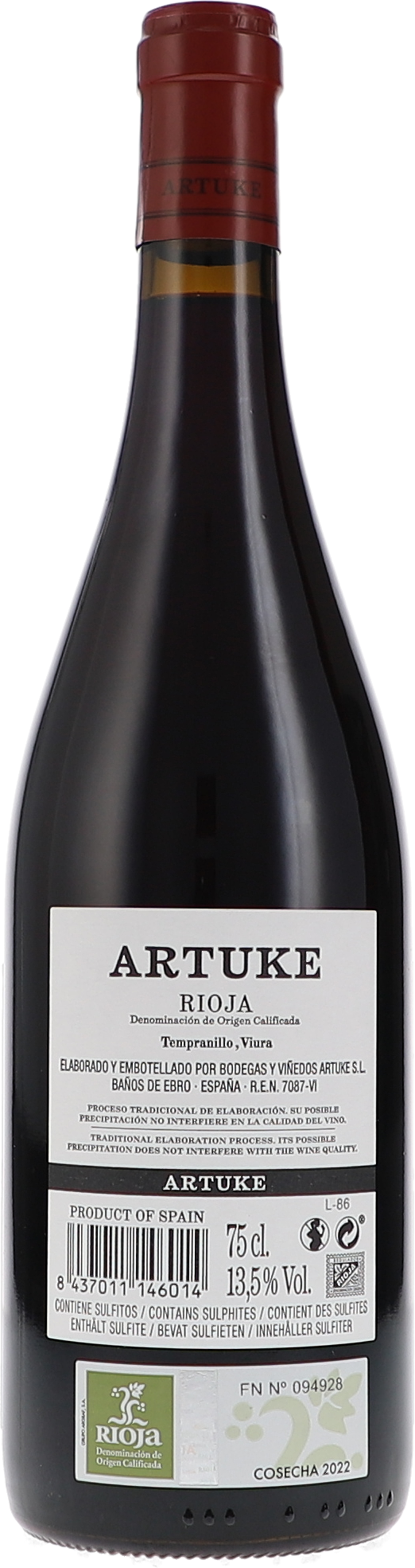Artuke red wine