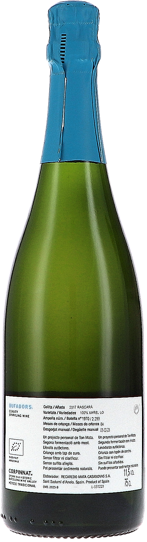 Bufadors, Vinya del Rascarà, ungeschwefelt