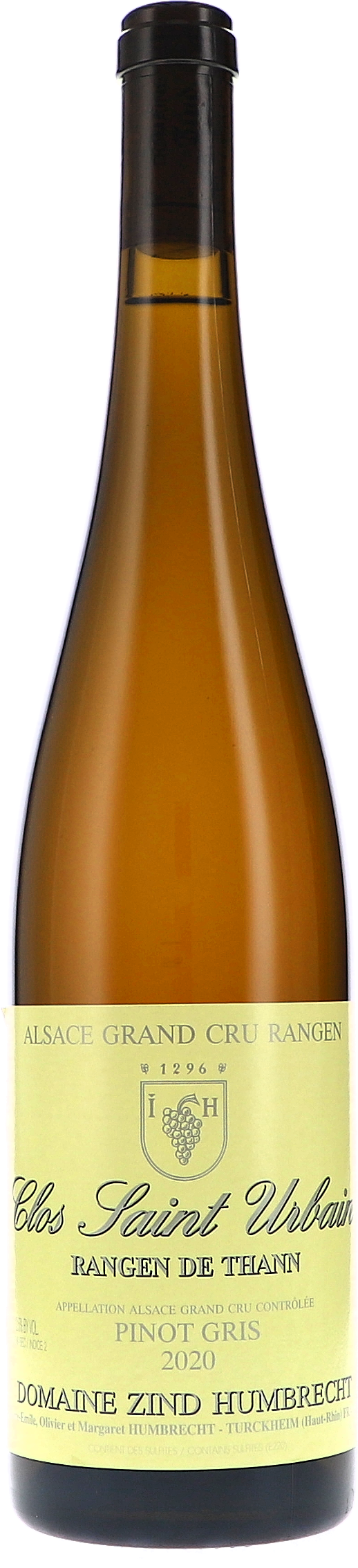 Pinot Gris Rangen de Thann Clos-Saint-Urbain Grand Cru
