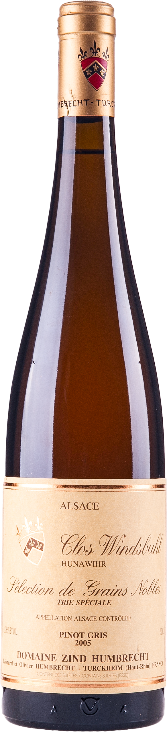 Pinot Gris Clos Windsbuhl Trie Speciale, Sélection de Grains Nobles