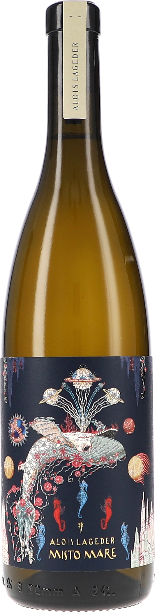 Misto Mare IGT Weißwein, Flasche, Miso Mare, Alois Lageder, Etikettkunst