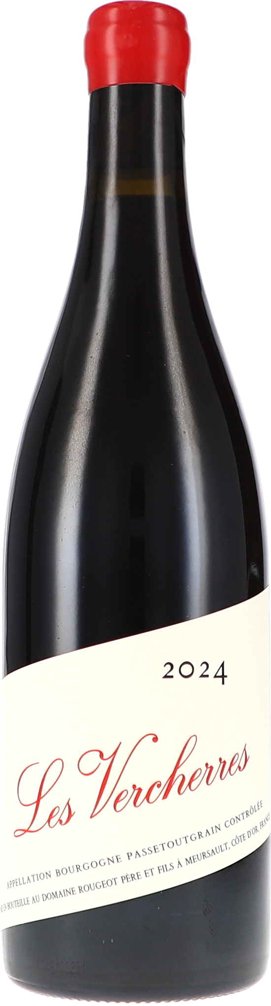 Bourgogne Passetoutgrain "Les Vercherres" Sans Sulfite Ajouté AOC Rotwein, Burgund, Flasche, Jahrgang 2024, Etikettie