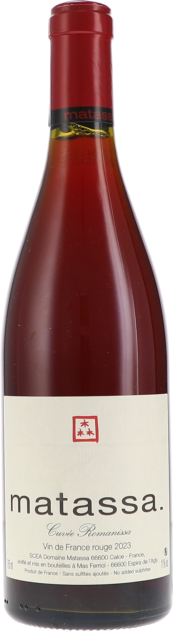 Cuvée Romanissa VdF rouge