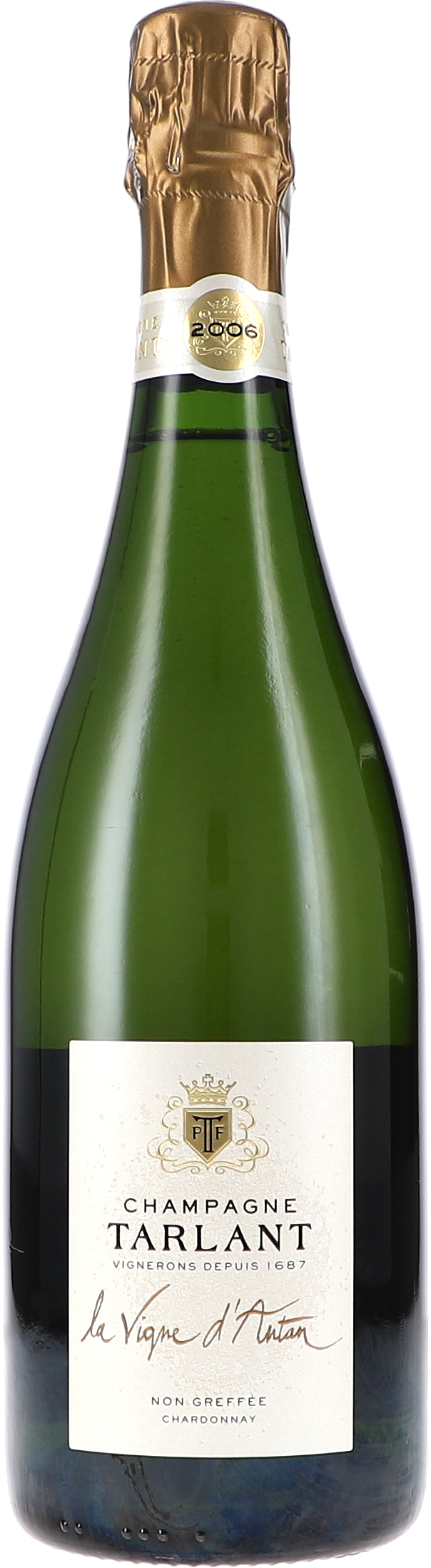 La Vigne d'Antan Brut Nature, Blanc de Blancs Flasche, Alkohol, Schnaps, Weinflasche, Bier