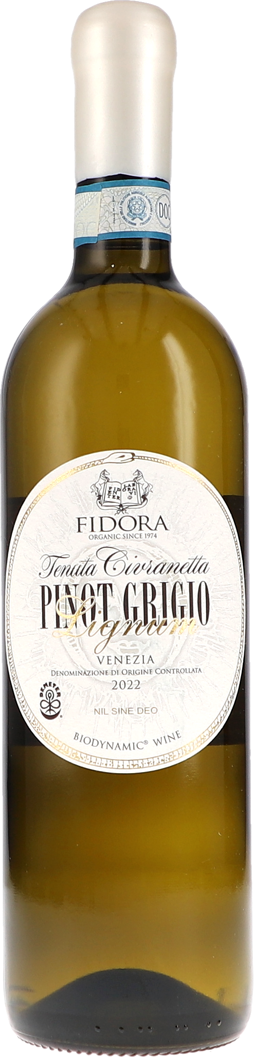 Civranetta DOC Venezia Pinot Grigio Lignum Alkohol, Getränk, Schnaps, Flasche, Bier