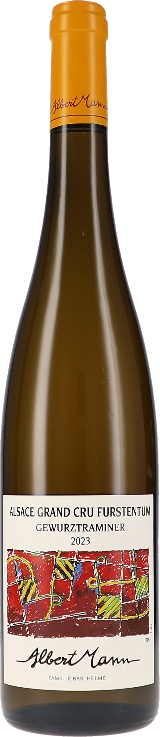 Gewürztraminer Furstentum Grand Cru Weißwein, Gewürztraminer, Elsass Grand Cru, Jahrgang 2023, Glasflasche