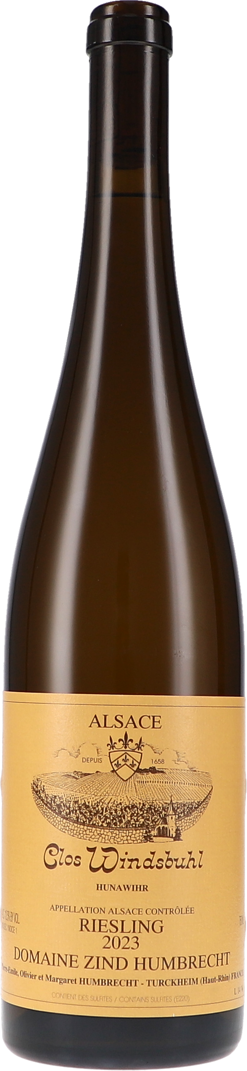 Riesling Clos Windsbuhl Flasche, Alkohol, Getränk, Weinflasche