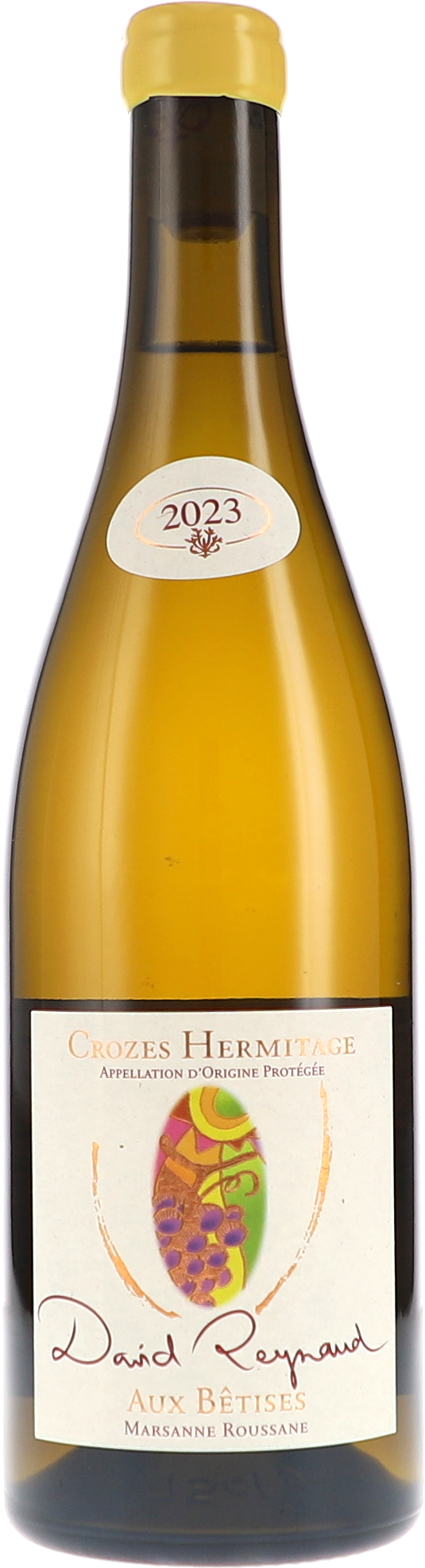 Crozes Hermitage blanc, Aux Bêtises AOP Flasche, Alkohol, Schnaps, Weinflasche, Bier