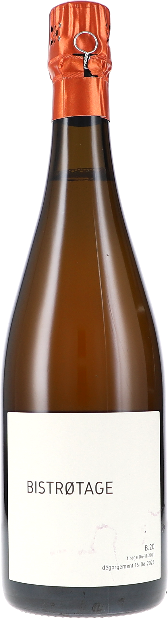 Bistrøtage B.20, Extra Brut, Blanc de Noirs Flasche, Alkohol, Schnaps, Weinflasche, Bier