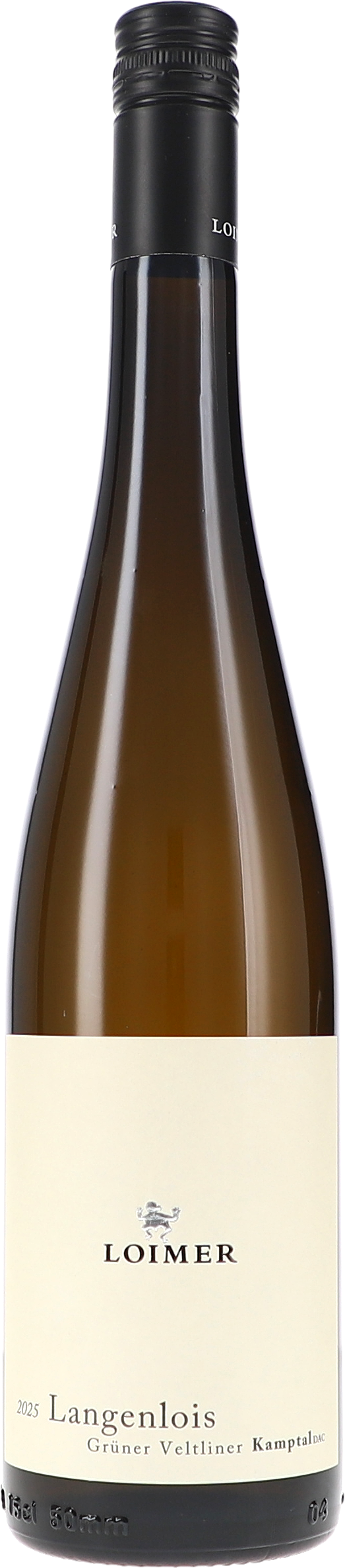 Weißwein, Glasflasche, Vintage-Etikett, Kork-/Verschluss, Langenlois