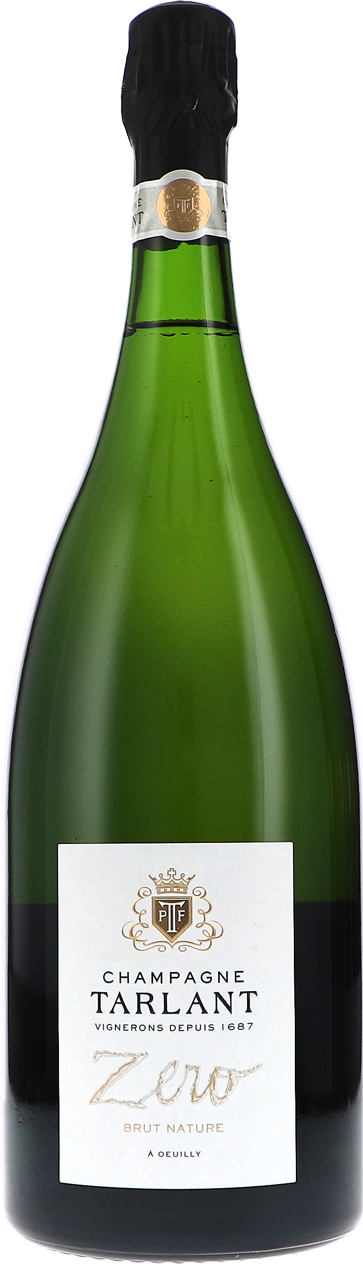 Zero Brut Nature, Base 2016 Flasche, Alkohol, Getränk, Schnaps, Weinflasche