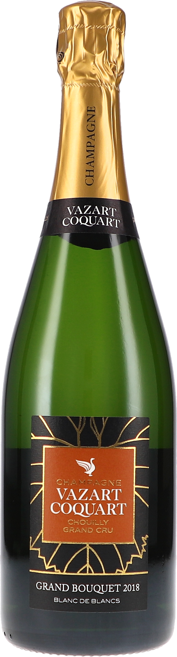 Grand Bouquet Extra Brut, Blanc de Blancs Chouilly Grand Cru Alkohol, Bier, Getränk, Flasche, Weinflasche