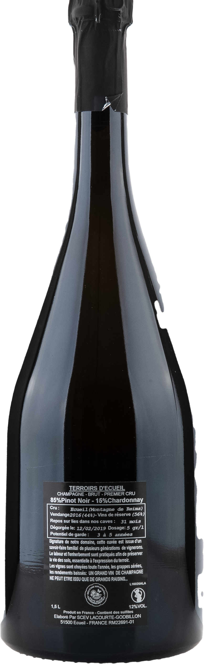 Terroirs d'Ecueil, Premier Cru Brut