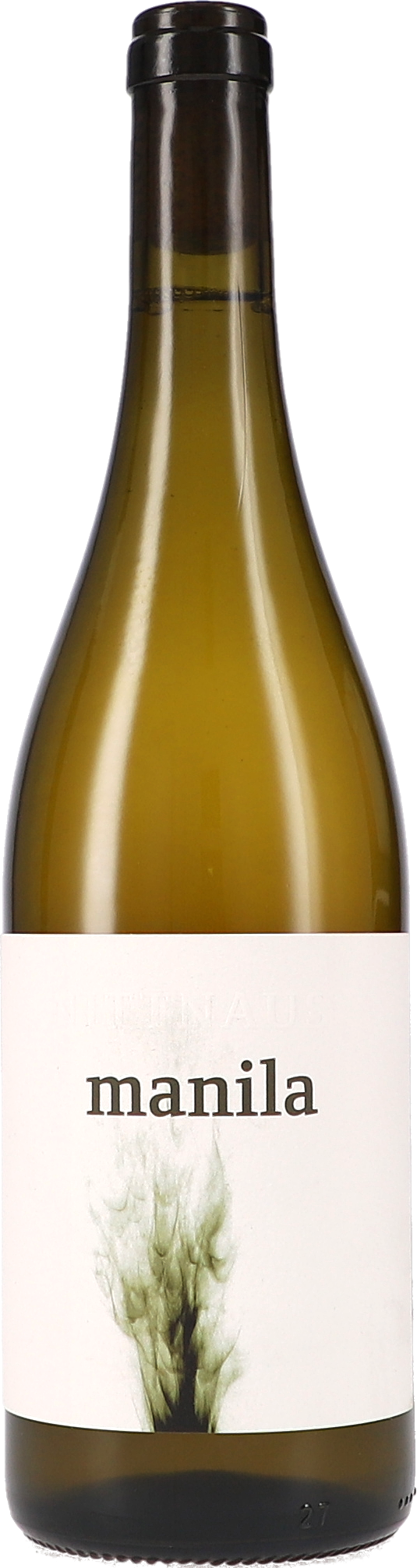 Manila Weiss Weißwein, Weinflasche, Glasflasche, Etikett, manila