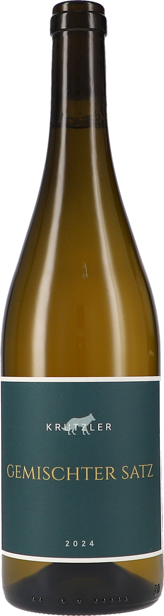 Gemischter Satz Weißwein, Glasflasche, Etikett, 2024, Krütler Gemischter Satz