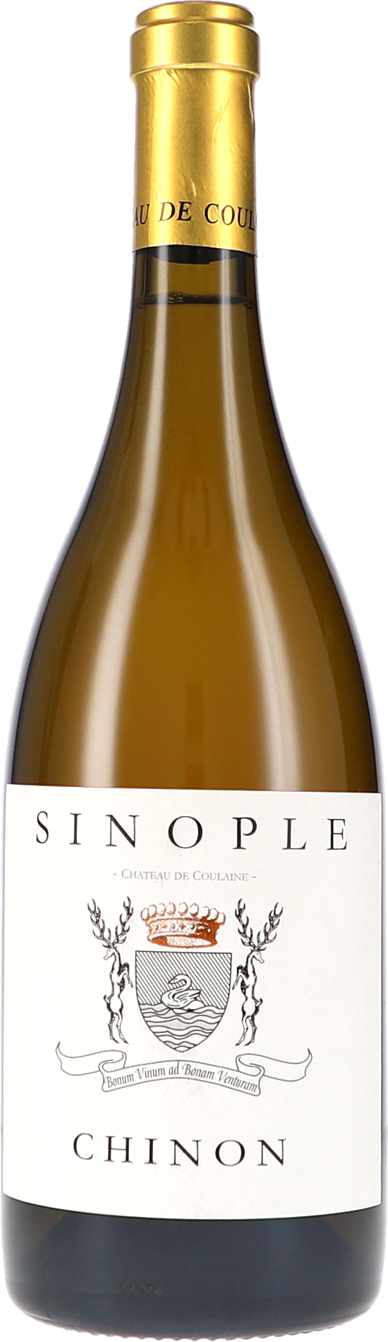 Weinflasche, Chinon, Rotwein, Glasflasche, Goldene Kapsel