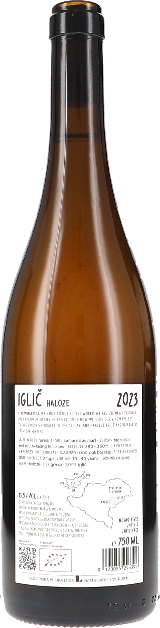 Bierflasche, 750ml, Holoze 2023, Glastrinkflasche, Etikett