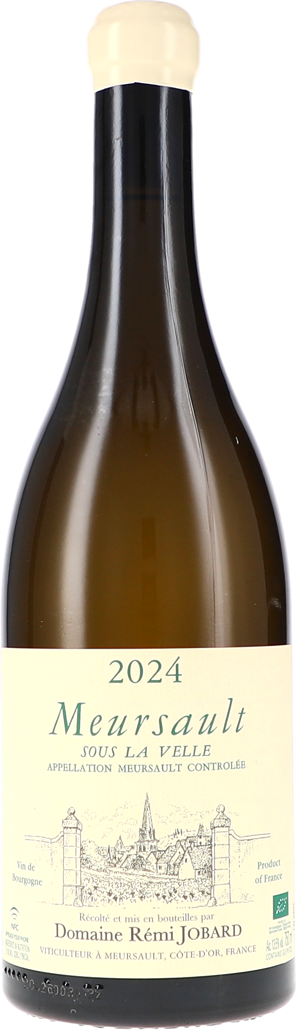 Meursault Sous la Velle AOC Meursault, Weißwein, Bouteille, Korken, Sommer 2024