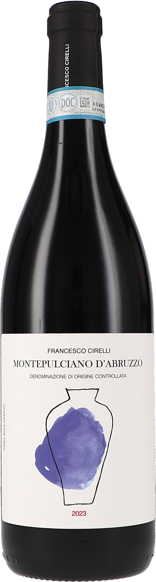 Montepulciano d'Abruzzo DOC Amphora Rotwein, Montepulciano, Abruzzen, Italienischer Wein, Jahrgang 2023