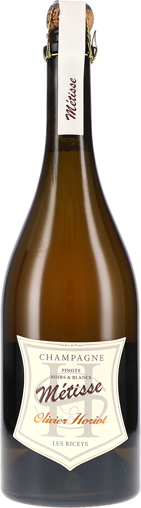 Cuvée "Métisse" Noirs & Blancs Brut Nature Alkohol, Bier, Getränk, Flasche, Bier-Flasche