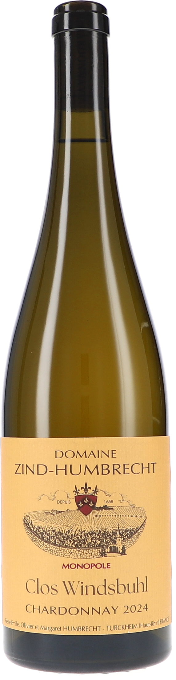 Weißwein, Chardonnay, Flasche, Etikett, Glasflasche