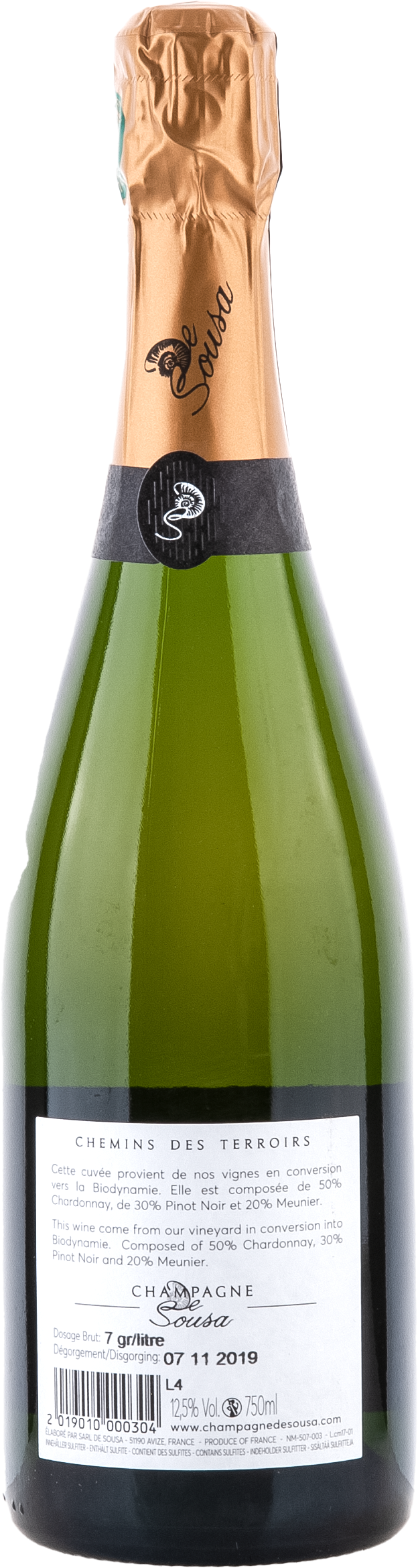 Flasche, Champagner, Sekt, Champagne, 750ml
