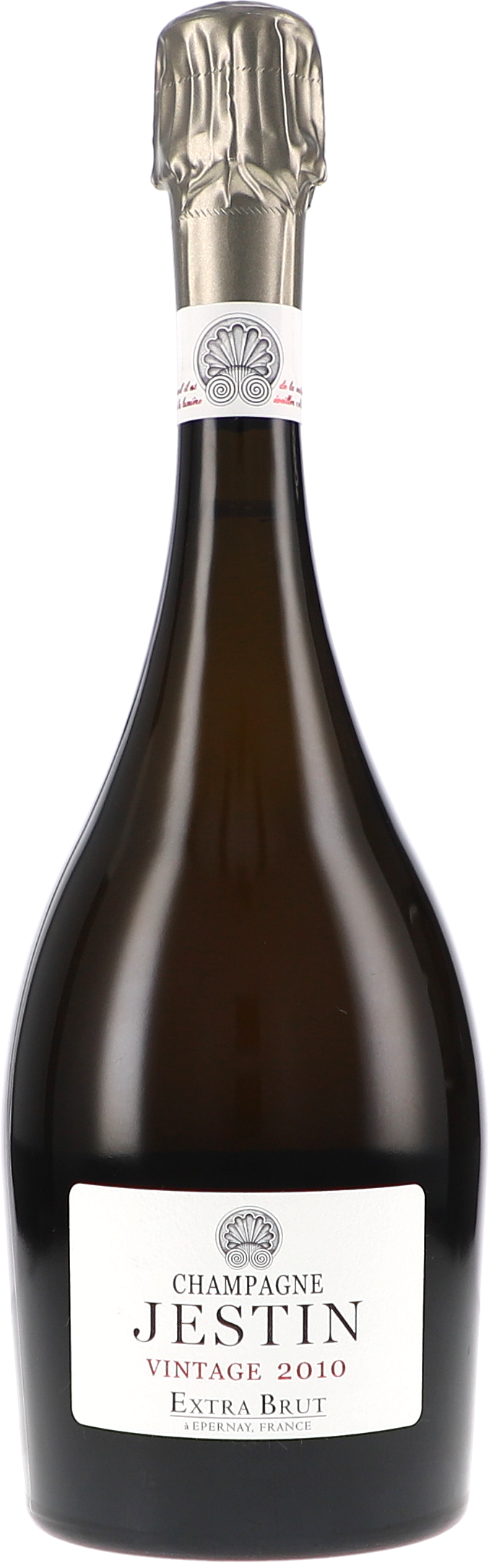 Jestin, Extra Brut champagne, Flasche, Schaumwein, Extra Brut, Vintage 2010