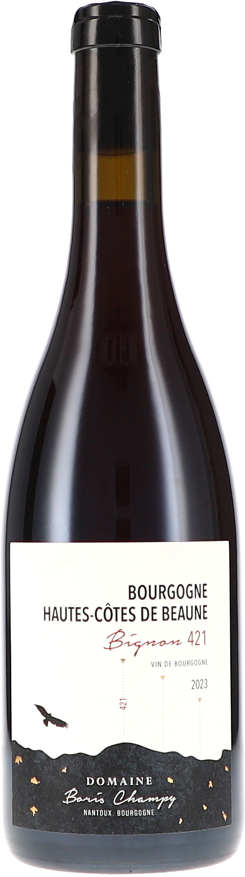 Bourgogne Hautes-Côtes de Beaune rouge, Bignon 421 AOP Flasche, Alkohol, Getränk, Schnaps, Bier