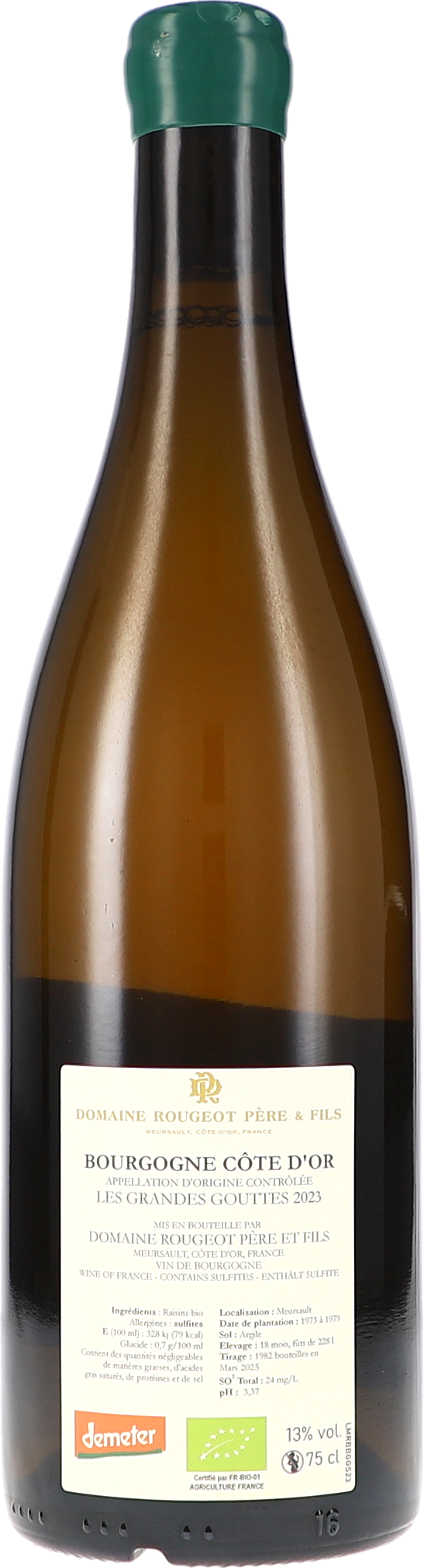 wein, Bourgogne Côte d'Or, domaine rougeot?, glas?