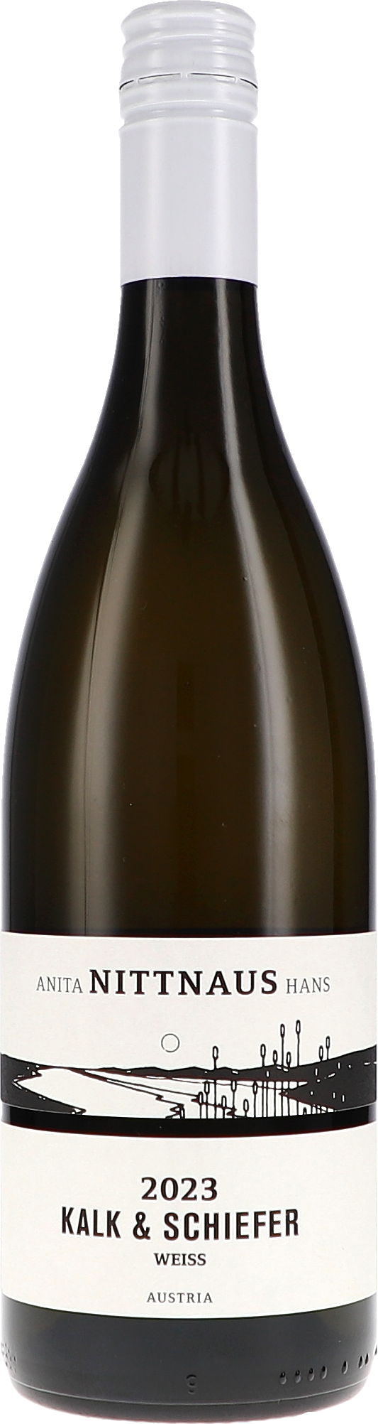 Kalk & Schiefer, Cuvée Weiss Flasche, Alkohol, Getränk, Schnaps, Weinflasche