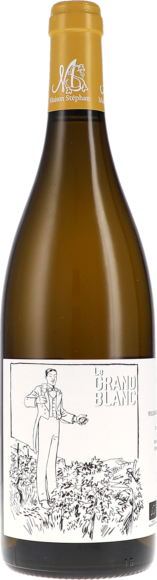 Le Grand Blanc VdF Alkohol, Bier, Flasche, Person, Schnaps