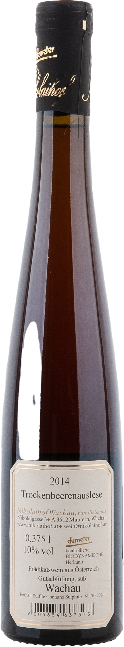 Nikolauswein Trockenbeerenauslese, 6 Jahre im Holzfass gereift