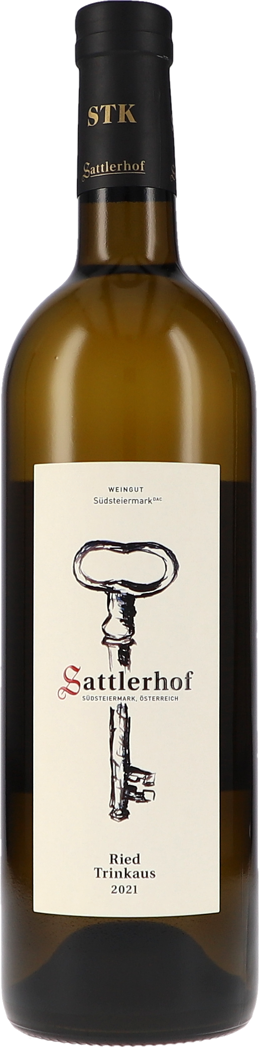 Ried Trinkaus Sauvignon Blanc DAC Flasche, Alkohol, Getränk, Weinflasche