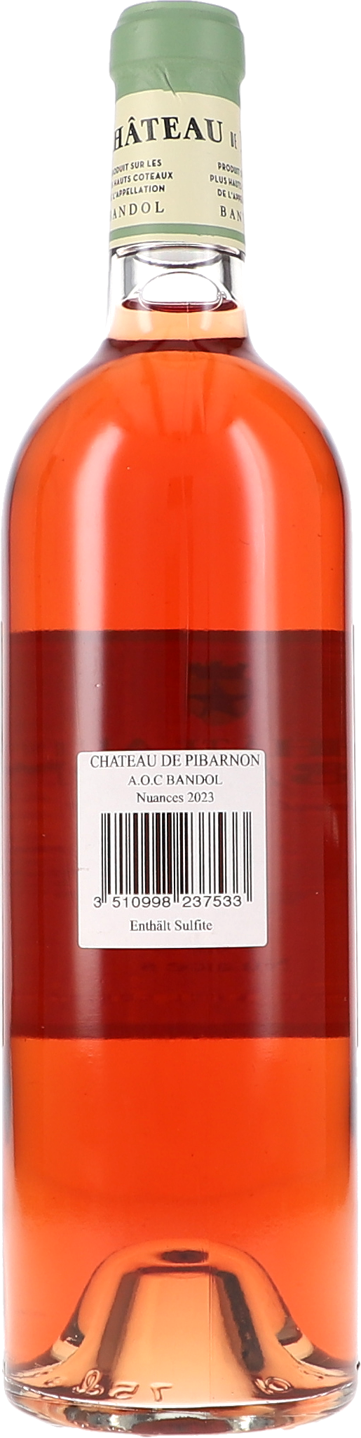 rosé, weinflasche, glasflasche, etikett, barcodelabel