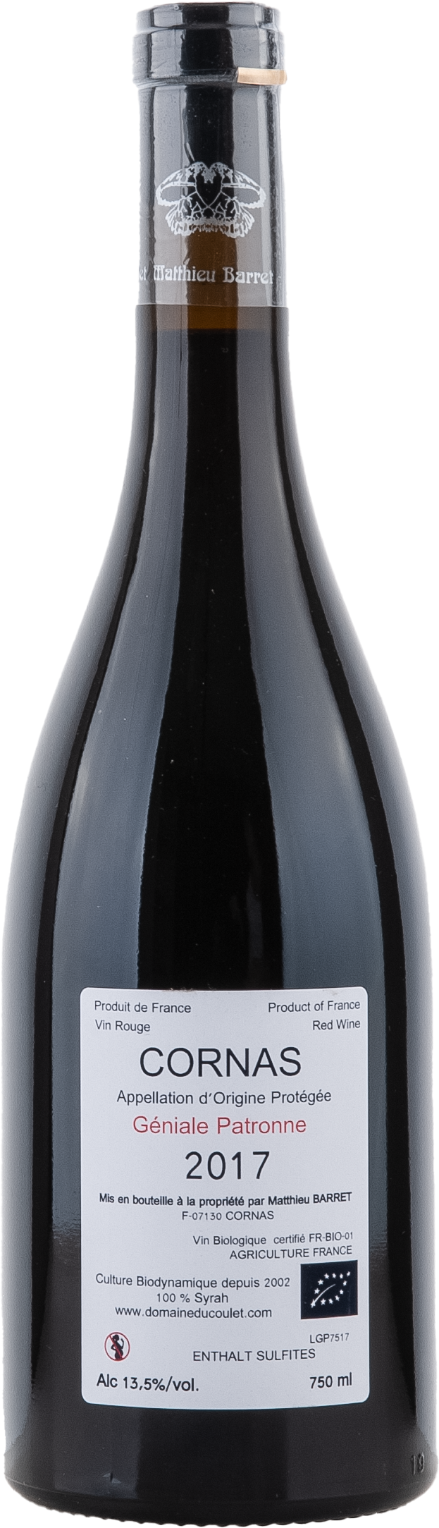 Cornas &quot;La Géniale Patronne&quot;