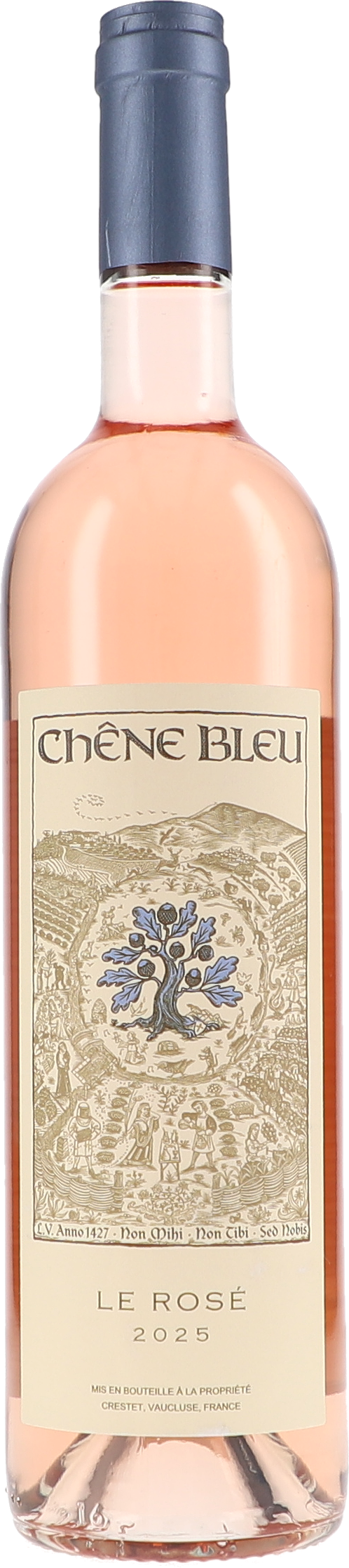 Le Rosé IGP Rosé, Wein, Glasflasche, Korken, Etikett, rosé, wine, bottle, glass, label
